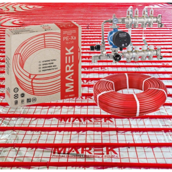 Труба для теплого пола MAREK PEX-A с кислородным барьером